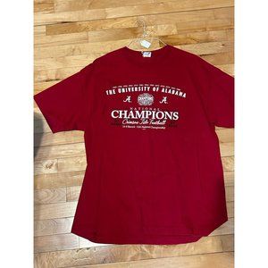 alabama crimson tide shirt XL 2009 National Championship Al Style Football Univ